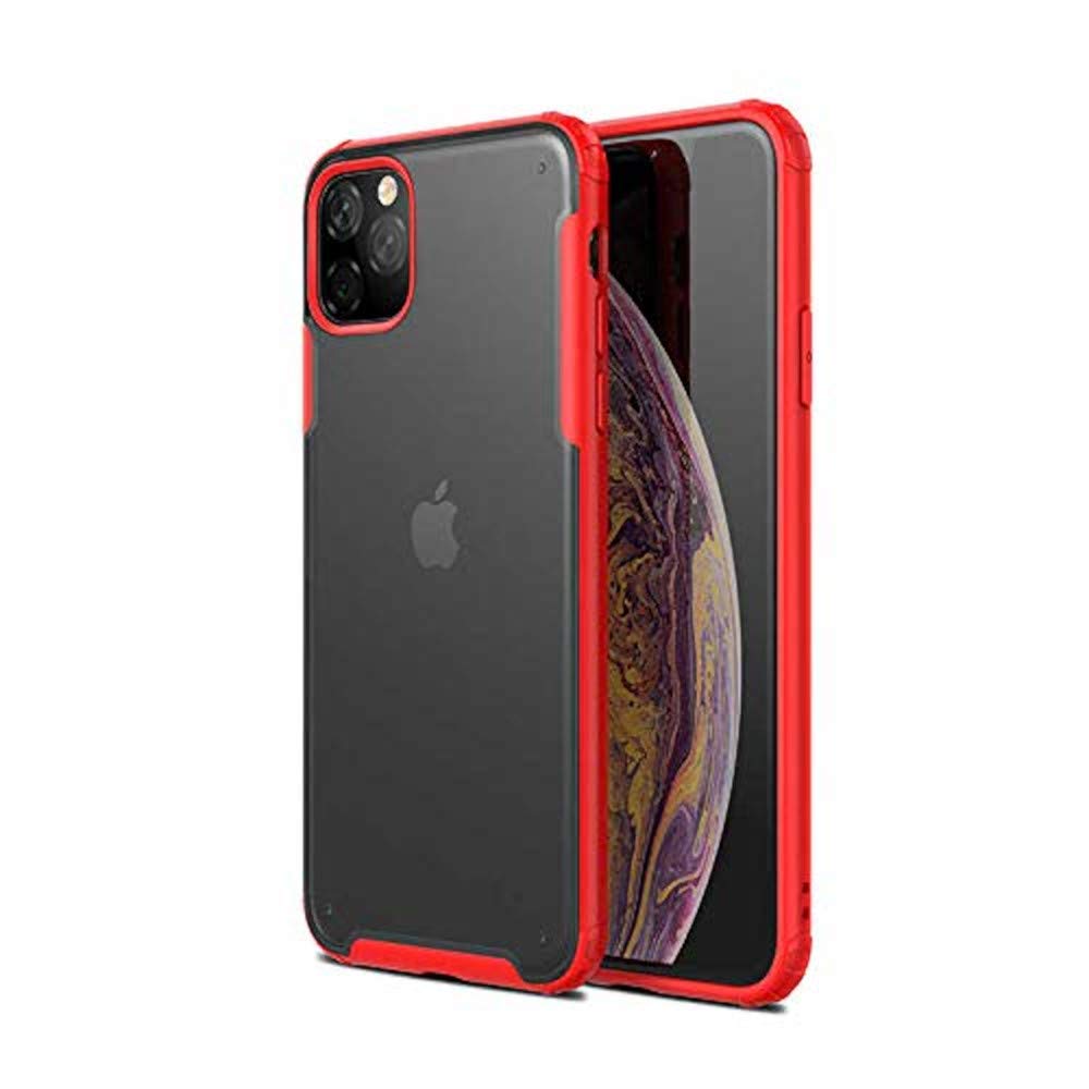 Zore Apple iPhone 11 Pro ile Uyumlu Volks için Silikon Kırmızı Cep Telefonu Kılıfı