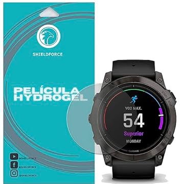 Película para Garmin epix™ Pro 2.ª 47MM Shieldforce Hydrogel Cobertura Total (3x tela)