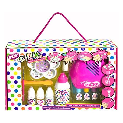 Pop DIY-Kinder-Nagelsalin mit Nageltrockner Cover