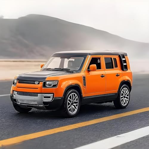 Image of DREAMY DEN 1:36 Defender Die-Cast Metal Toy Car | Pull Back Action with Openable Doors, Bonnet & Boot | Realistic Lights & Detailing | Premium Miniature Car Model Toy for All Ages