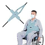 Fanwer Wheelchair Seat Belt, Non-Slip and Drop-Resistant Wheelchair Safety Belt with Adjustable Straps Metal Buckles for The Elderly