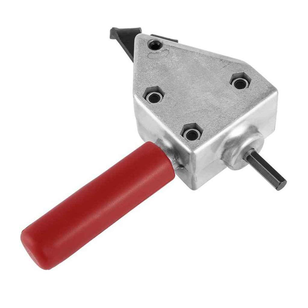 Taladros eléctricos Tijeras para hojalatero Tijeras de fijación de Acero dentado Accesorio de Corte Tijeras para Chapa metálica Cortadores