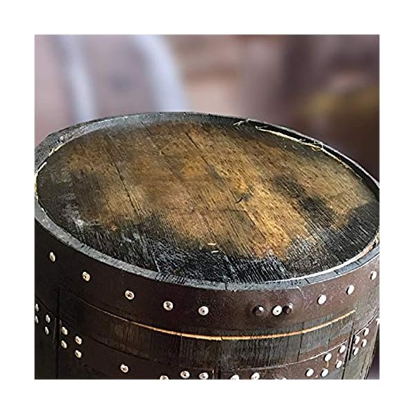 Rustic Solid Oak JD's Branded Whisky Barrel"Alexander" Drinks Cabinet | Bar Table - Image 4