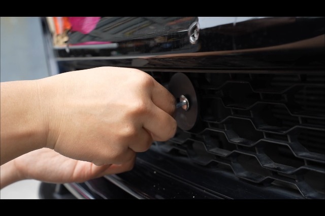 Amazon.com: JIAHCN New Front Bumper License Plate Mount Kit