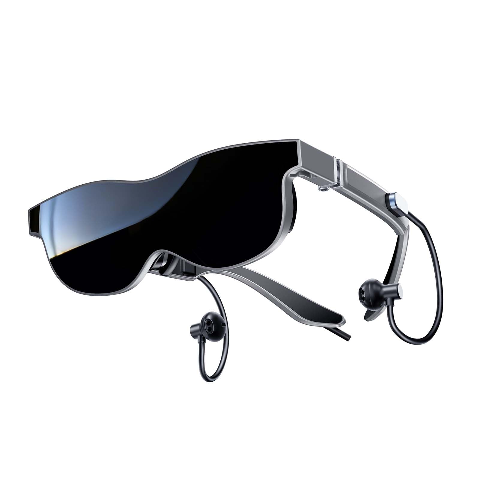Zunate Regulowane Okulary Wideo 3D z Szerokim Polem Widzenia, regulacją Dioptrii, funkcją Plug-and-Play, do Rozrywki Multimedialnej