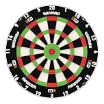 WINMAU Dart Board - Equalizer Dartboard for kids - Dual Core Technology - Professional Training Darts Board For Juniors