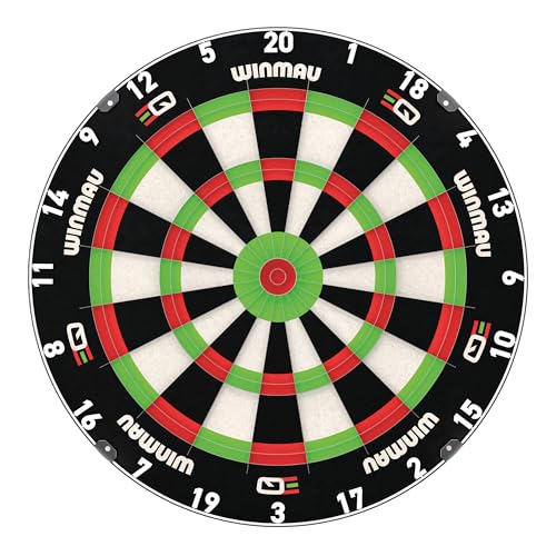 WINMAU Dart Board - Equalizer Dartboard for kids - Dual Core Technology - Professional Training Darts Board For Juniors
