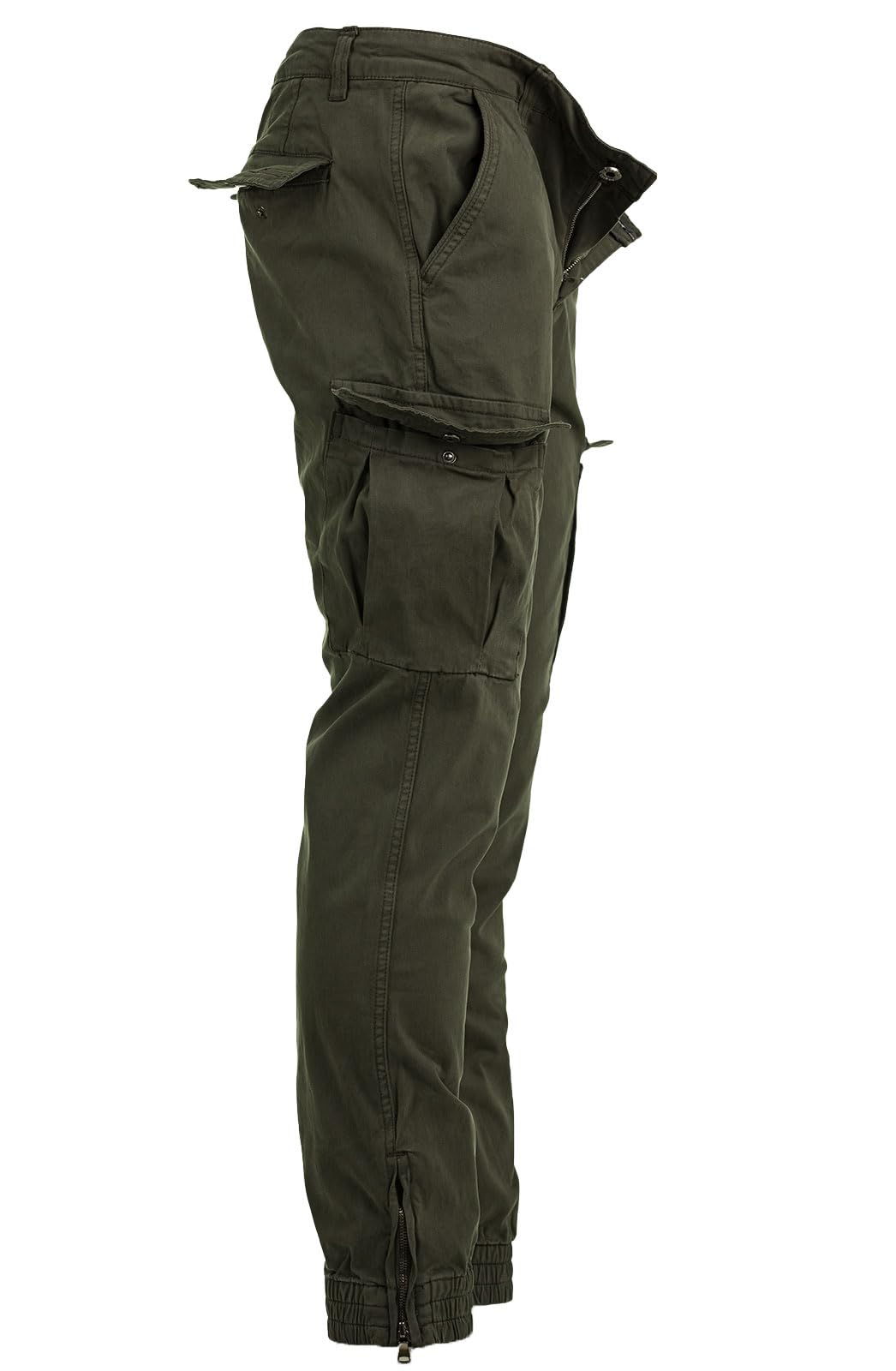Instinct I Pantaloni Uomo Cargo con Tasche Laterali Slim Fit Autunno Inverno Caldi, Pantaloni Militari Tasconati Multitasche Casual da Lavoro