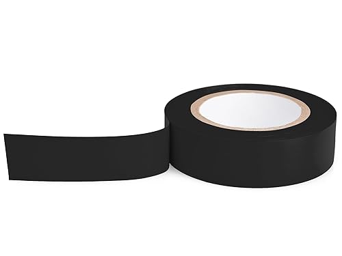 Miniatura 2 de WANBAO 10 rollos de cinta eléctrica de 0.67 pulgadas x 66 pies, cinta aislante impermeable de alta temperatura para uso doméstico, automotriz e