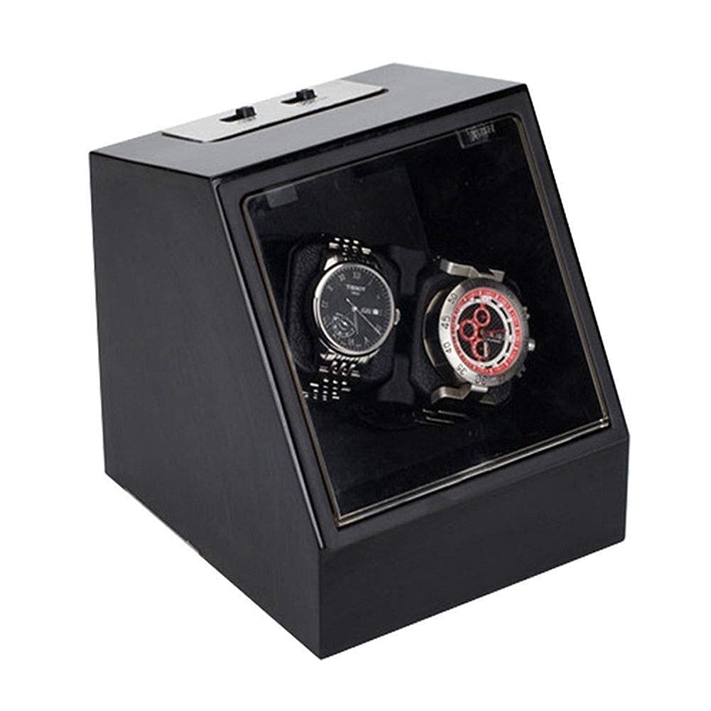 QUSYZD Watch Winder Box Automatic Watch Winder Box 5 Rotation Modes 2+0 Watches Storage Display Box,