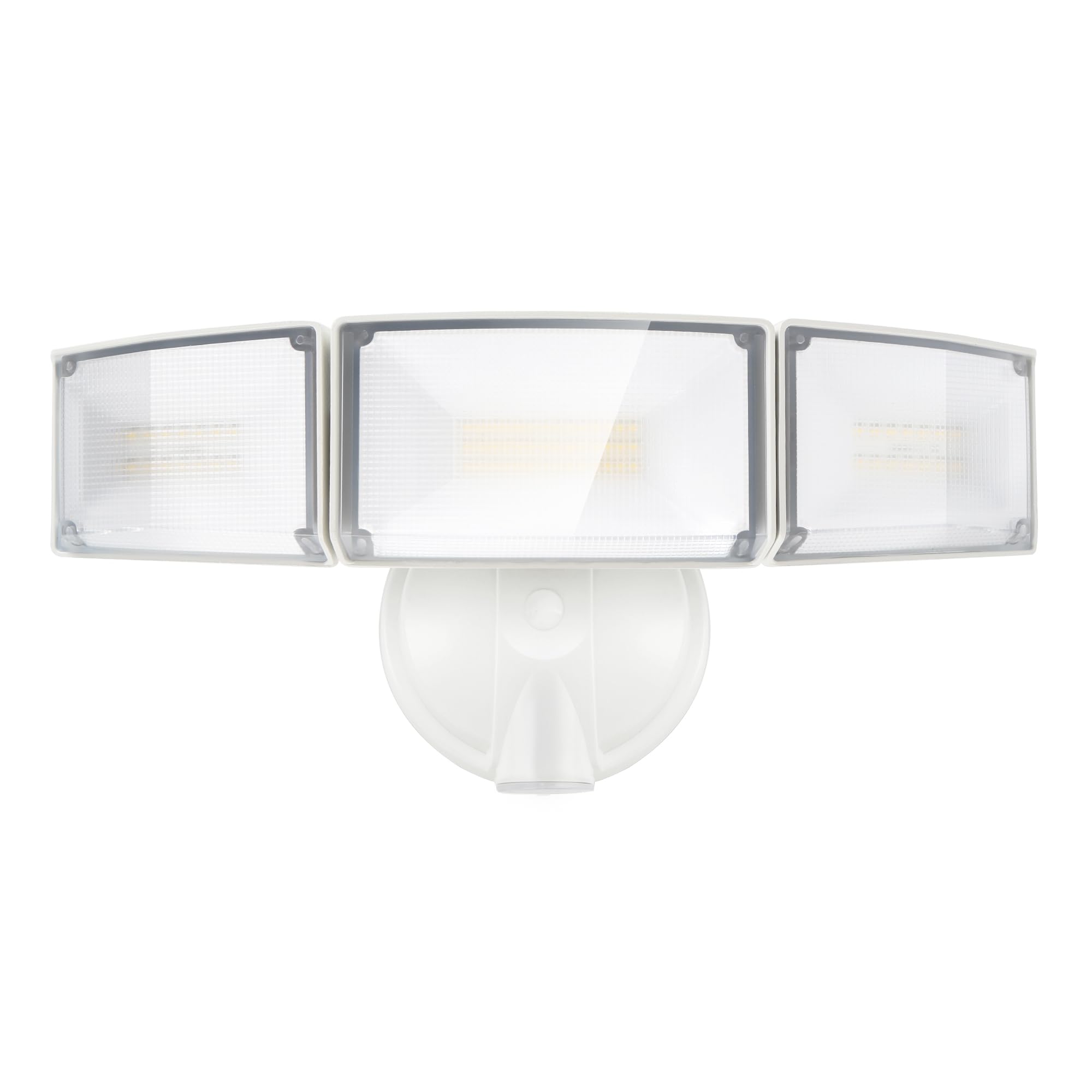 LUTEC 75W 8000LM Dusk to Dawn Outdoor Lighting, LED Flood Light Outdoor with Photocell, 5000K Daylight, IP65 Waterproof, LED Security Lights for Garage, Yard, Patio (White)