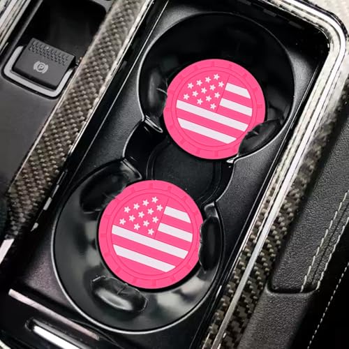 Set de 4 Posavasos American Flag para Auto miniatura 5