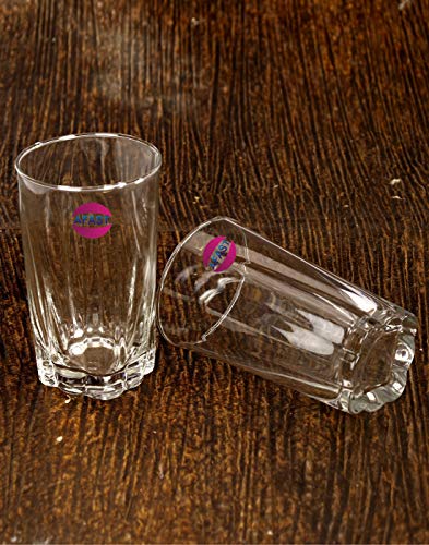 Image of Afast Multi-purpose Beaver Tumbler Drinking Glass Set for Home Use, Set of 2, Aa23 n315, Clear