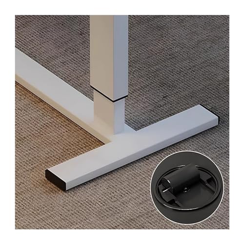 Bureau mobile avec roulettes et pliable pour chambre | Table de chevet réglable - 7