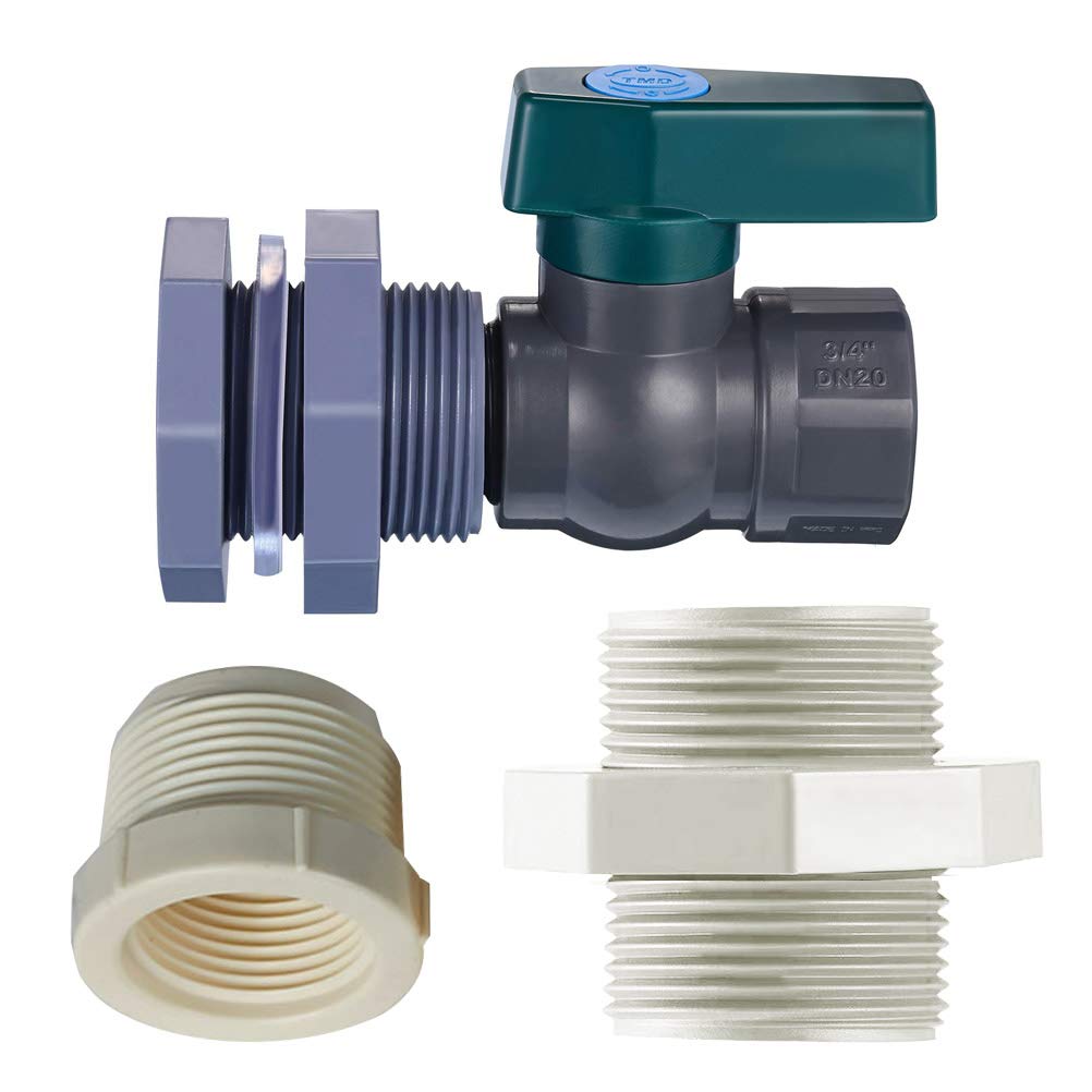 Buy Vankcp Rain Barrel Garden Spigot Kit PVC Spigot Rain Barre Faucet