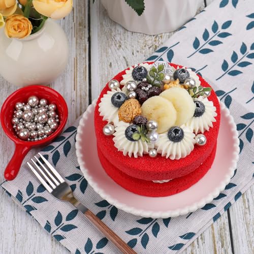 Image of Sprinkles for Cake Decorating, 7.8oz Silver Pearl Sprinkles Mix for Birthday Cake Cupcake Cookie Baking Ice Cream Toppings