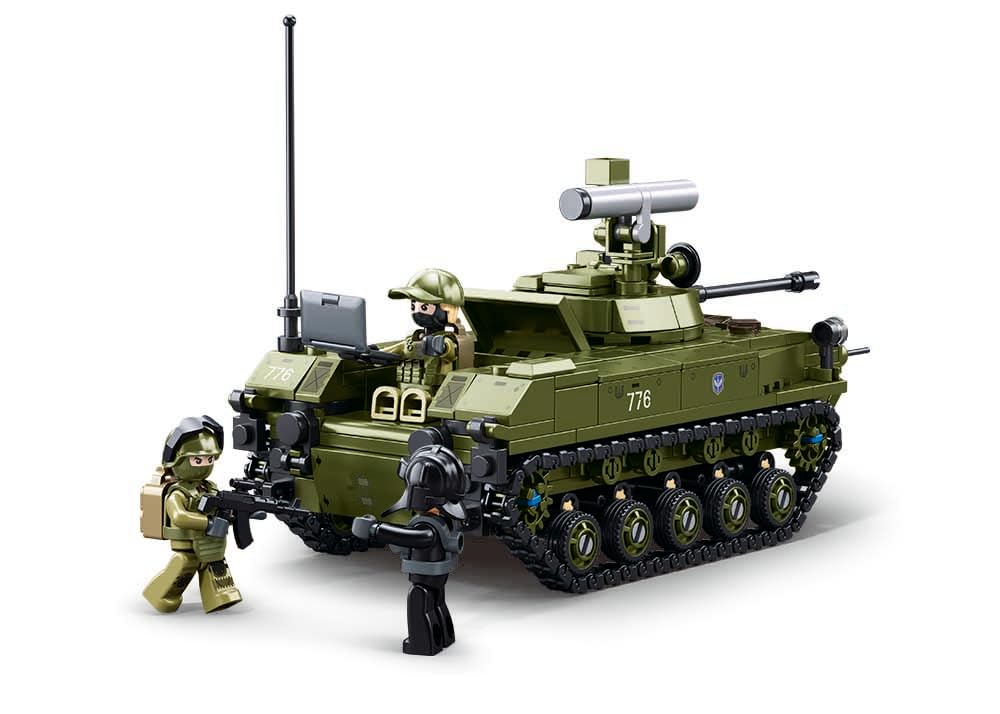 Sluban M38-B1250 BMD-2S Vehículo blindado aerotransportado, 516 Piezas