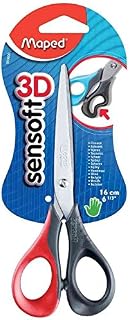 Maped Scissors Sensoft 3D, Spitz, Length: 160 mm, Right-Handed