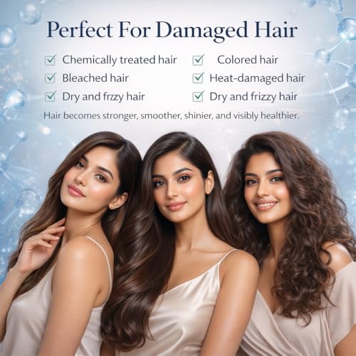 Image of Hair Pure Bond Repair Hair Ampoule with Hydrolyzed Keratin | Power Booster for Damaged, Chemically Treated & Weak Hair | Strengthens Hair Bonds | Deep Nourishment for Smooth, Strong & Shiny Hair