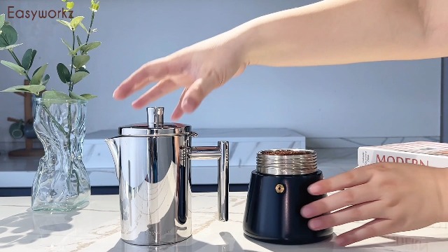 Amazon | Easyworkz ディエゴ 直火式 エスプレッソメーカー 4 カップ