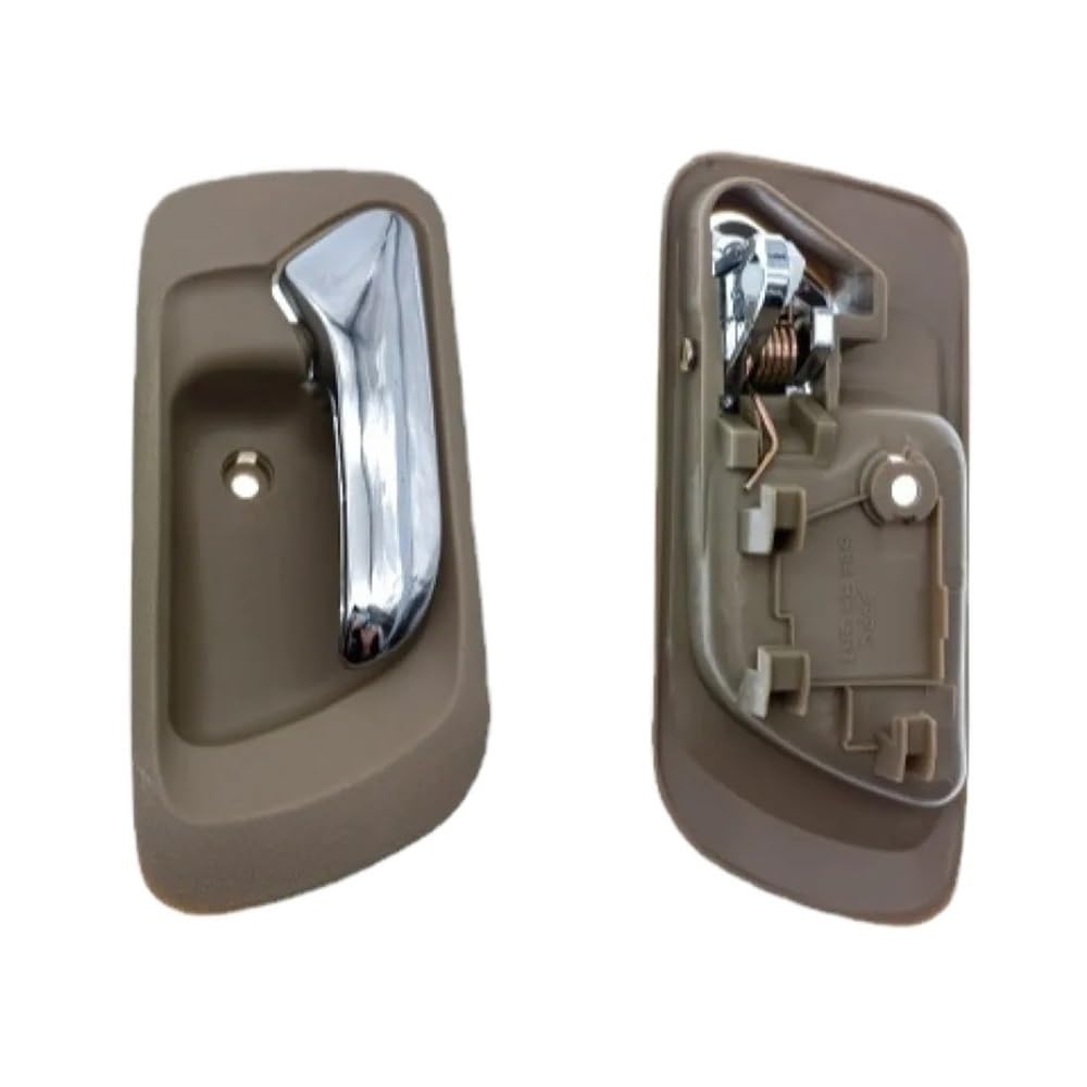 BIKKJBK Car Vehicle Door Handle Car-Styling Chroming Beige Car Interior Door Handle for Accord CG1 CG5 CF9 1998-2002 Inner