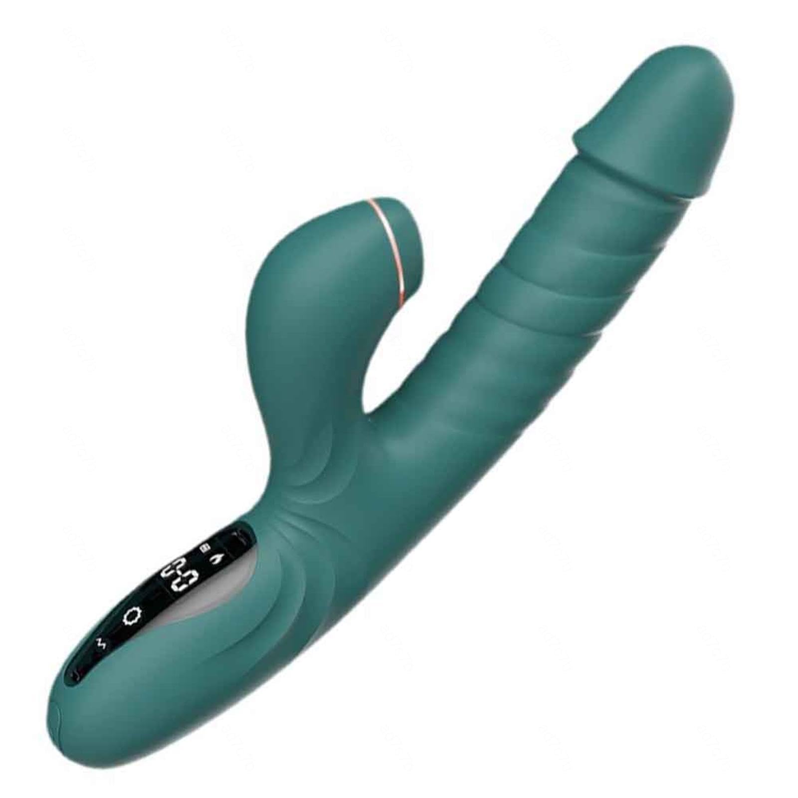 Vibratore G Spot Erotica Dildo Stimolatore Clitorideo vibratore in silicone Dildo Vibratori Clitoride Stimolazione Del Punto G,Green