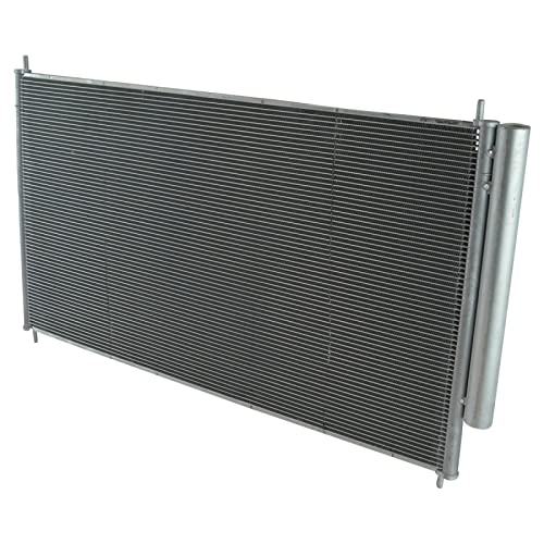 Image of TRQ A /C Condenser and Receiver Drier Assembly Compatible with 2005-2010 Honda Odyssey