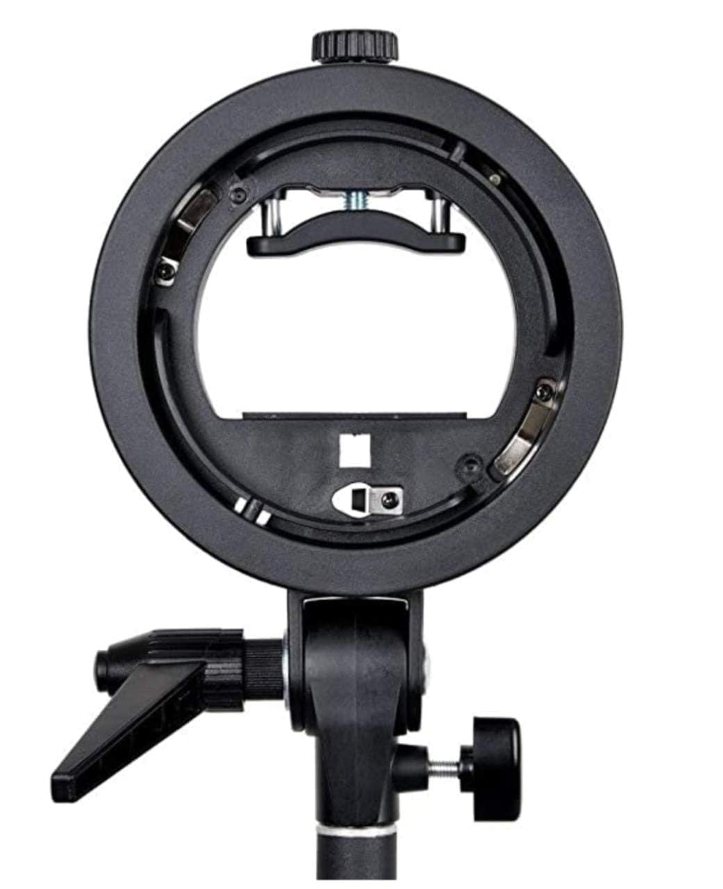 PICPRO S1 Heavy Duty Flash Bracket with Elinchrom Mount – Umbrella Holder & Light Stand Adapter for Studio Strobe, Softbox, Speedlight, Photography Lighting Setup-image-33
