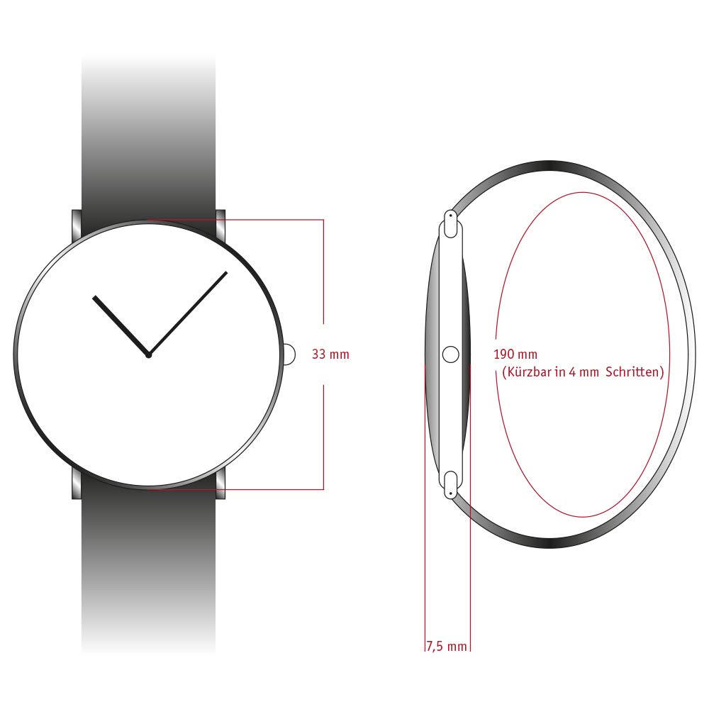 Dugena Damen Quarz-Armbanduhr, Elastisches Zugband, Gehärtetes Mineralglas, Moma Comfort