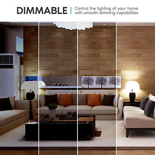 Image of LUXRITE A19 LED Light Bulbs 100 Watt Equivalent Dimmable, 4000K Cool White, 1600 Lumens, Enclosed Fixture Rated, Standard LED Bulbs 15W, Energy Star, E26 Medium Base - Indoor and Outdoor (16 Pack)
