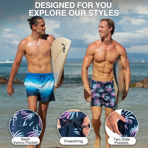 Kanu Surf 5” Adventure Men’s Swim Trunks – UPF 50+ Quick-Dry Bathing Suit Shorts with Pockets & Compression Liner (XX-Large) — view 6