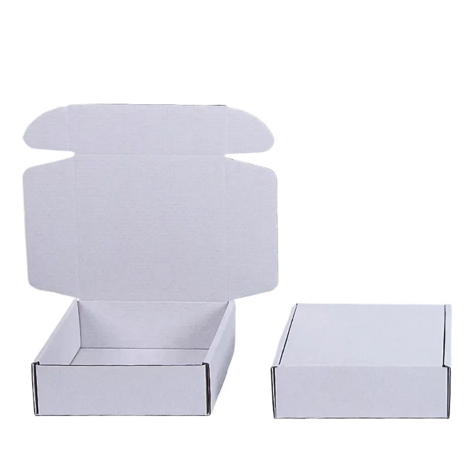 20PCS Airplane Box Colour Square Express Boxes Pack Carton Pink Three Layers Thick Stress Resistance Corrugated Paper Packing For Mailer, Shipping(Colour 06,13x8x2.5cm)