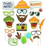 IHopes+ Dinosaur Photo Booth Props - Dinosaur Photobooth Props - Dinosaur Birthday Party - Printable Dinosaur Party - Jurassic Park Props
