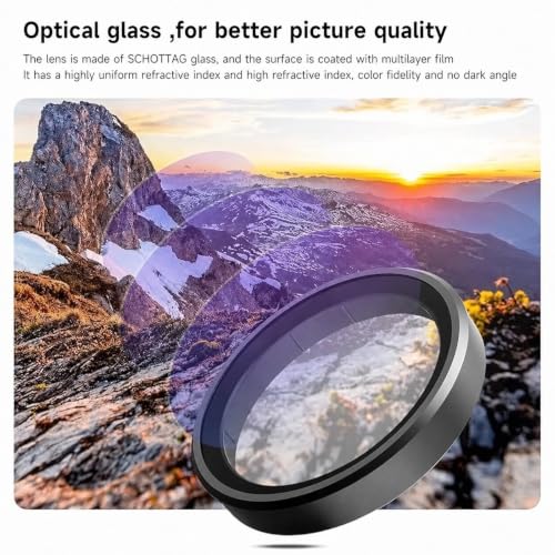 Image of Adofys CPL ND Filter Kit for DJI Osmo Action 6, 4 Pack CPL ND8 ND16 ND32 Action 6 Filter, Snap-On Neutral Density Polarising Filter, HD Optical Glass /Multi-Coated Filters.