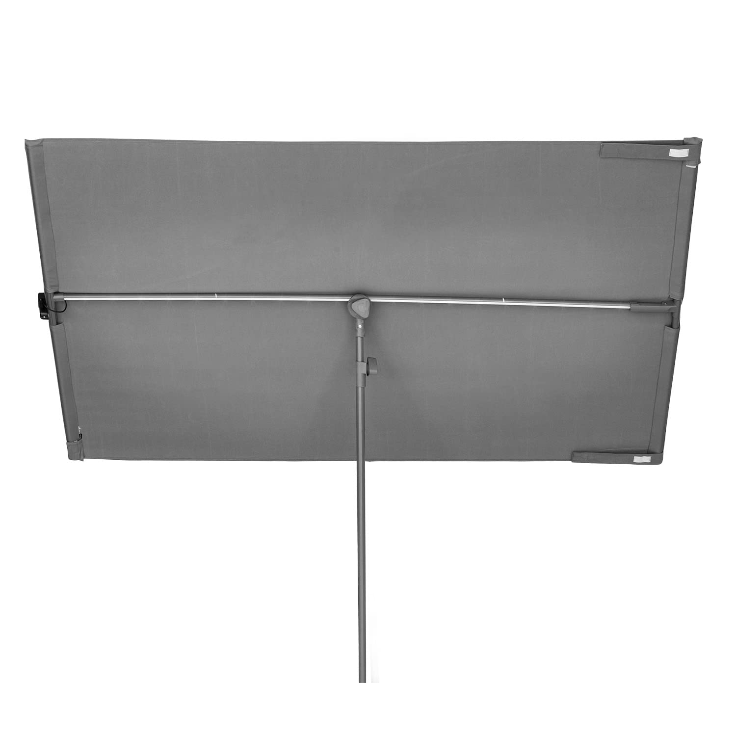 blumfeldt Parasol Flex Sombrilla Terraza Exterior con Panel Solar y WiFi, Sombrillas Jardin Grandes luces RGB, Sombrilla Playa Grande Resistente al Agua, Jardín, Patio y Piscina, Ajustable, Sin Base