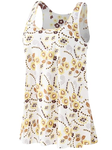 Image of Rosyline Tank Top for Women with Built in Bra Flowy Swing Undershirt Tank Tops S-4XL
