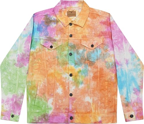 Colortone Tie Dye Denim Jean Jackets for Men and Women