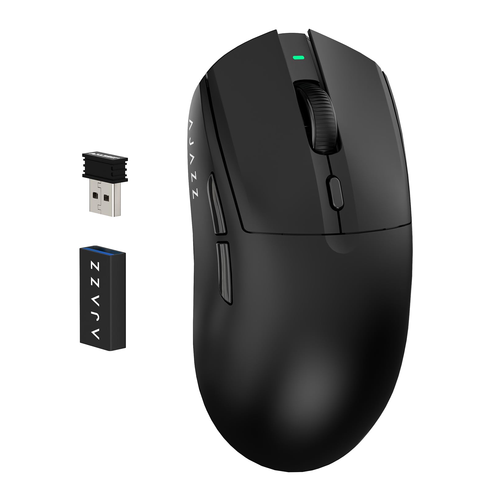 ATTACK SHARK AJ139 G Pro Gaming Mouse 4K Polling Lightweight PAW 3395 Sensor Receiver up to 26,000DPI 6 Programmable Button USB-C Charging Ergonomic Symmetric for Xbox PS4 PC Mac Gamer-image-8