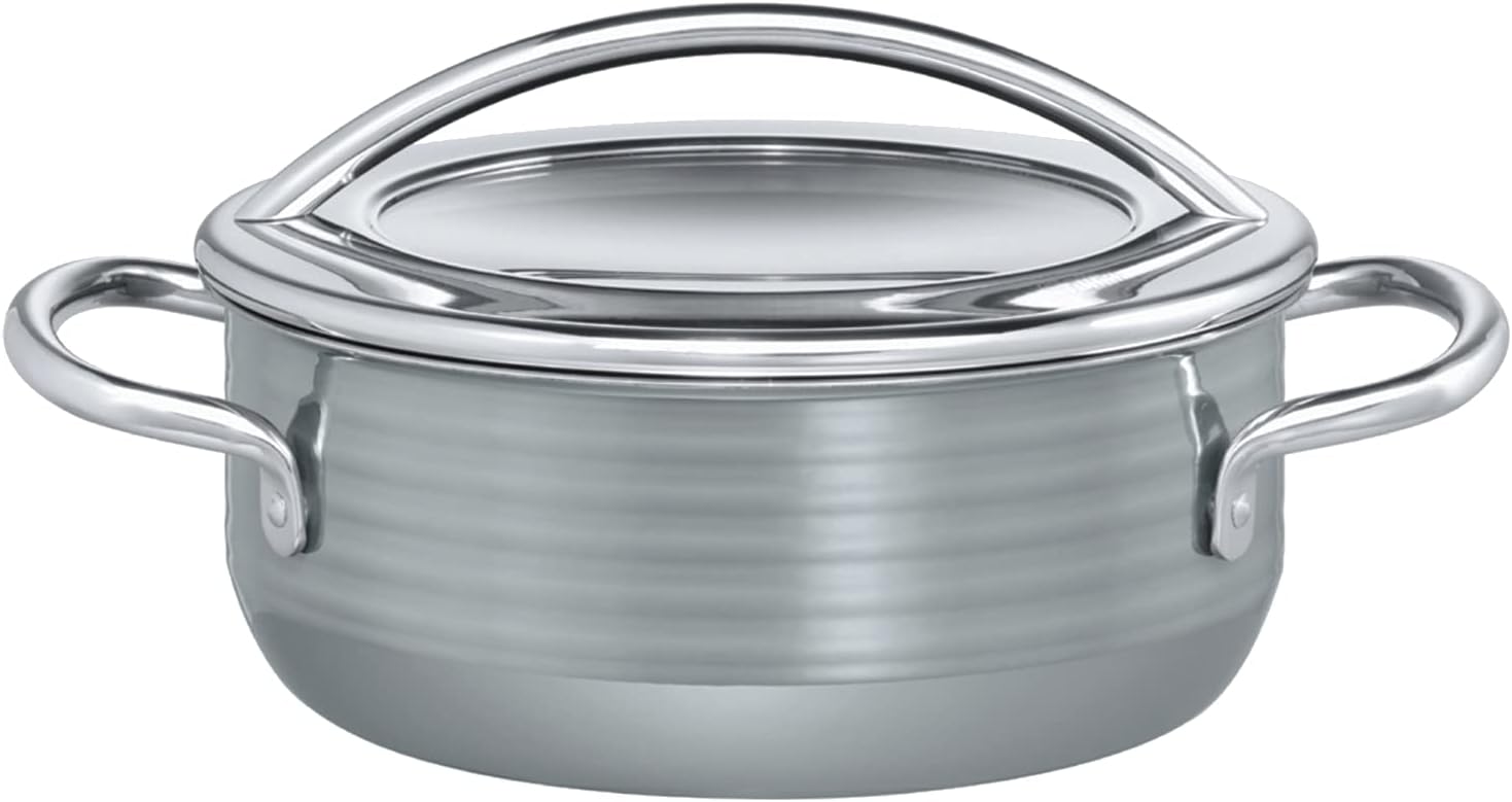 Silit Pot Ø 20 cm Approx. 2.4L Vision Pouring Rim Made in Germany Glass Lid Silargan® Functional Ceramic Suitable for Induction Hobs Dishwasher-Safe