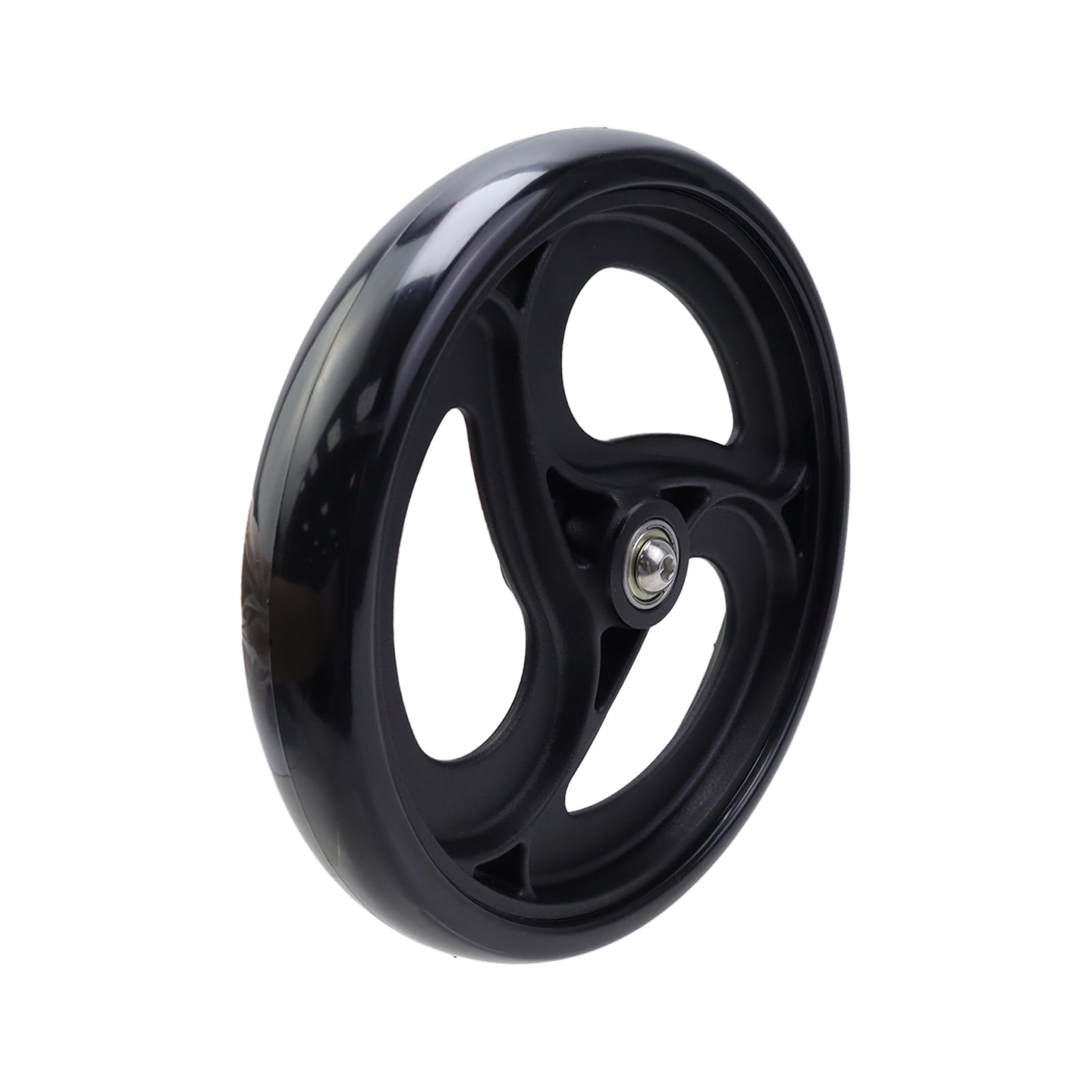 Semetall 2 ruedas de repuesto para silla de ruedas para andadores, ruedas delanteras antideslizantes de 8 pulgadas, ruedas delanteras de goma de repuesto para silla de ruedas, ruedas, ruedas,