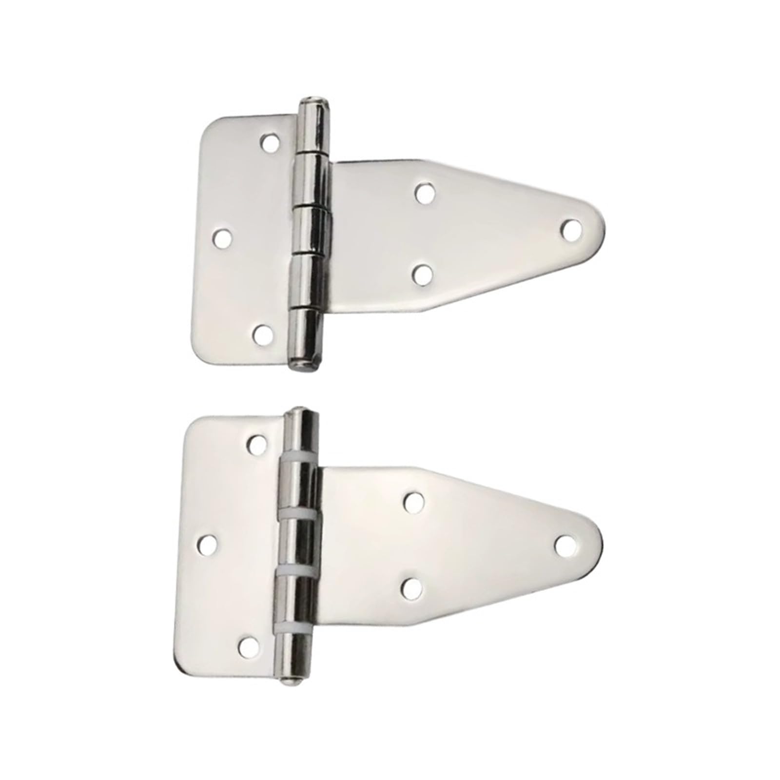 Ehfqpjybbo 304 Ss Flat Folding Door Cabinet Door Hinge 304 Stainless Steel Hinge Equipment Connector 1Pcs(304 Ss)