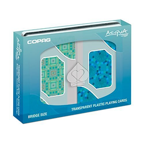 Naipes COPAG Acqua Transparent tamaño Bridge