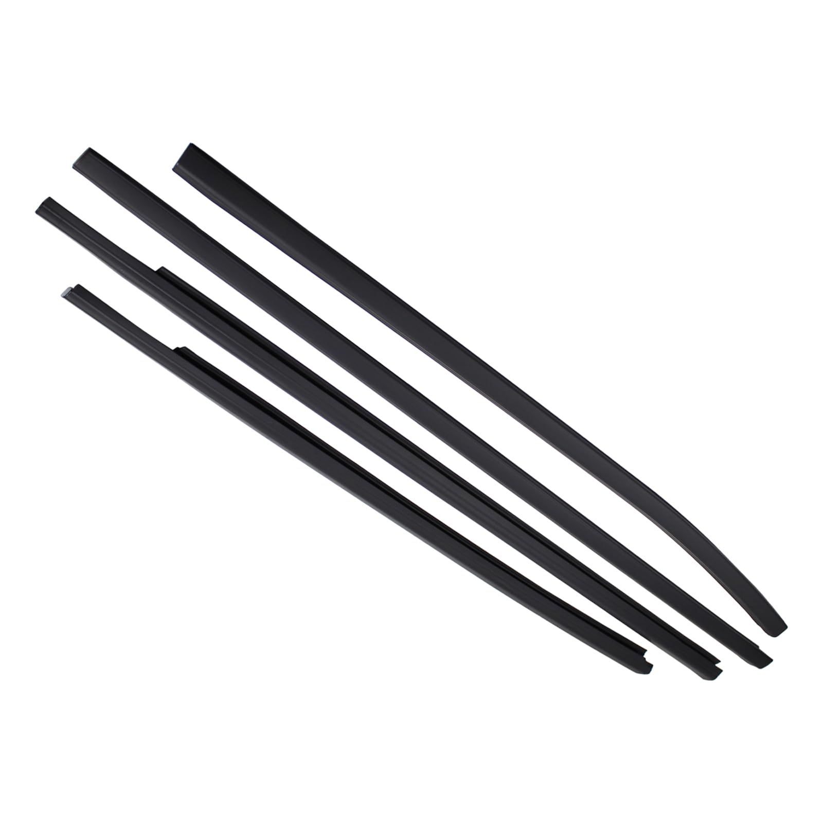 ApplianPar 4Pcs Outer Door Window Belt Weatherstrip Molding for Ford Ranger 2019 2020 2021 2022 2023