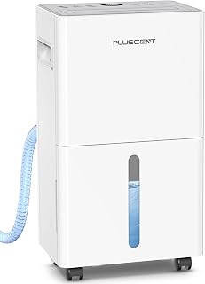 1500 Sq.ft Dehumidifier for Basement with Drain Hose, 21 Pint/Day Dehumidifiers for Home, Bathroom, Bedroom, Large Room, Smart Humidity Control, 3 Modes, Auto Defrost, Auto Restart, 24H Timer