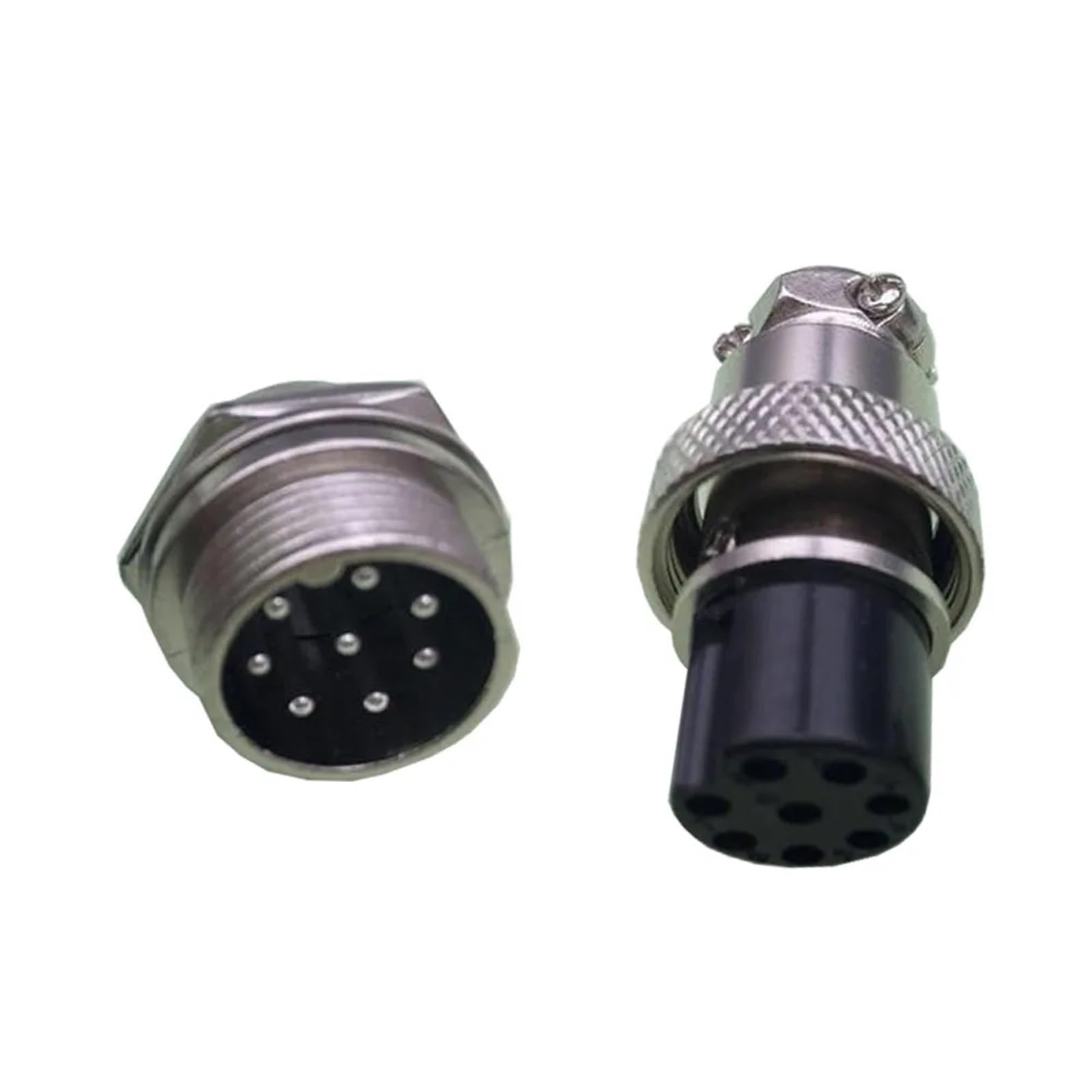 Connecteur aviation GX20-8 broches à vis de 20 mm châssis métallique robuste pour signal stable