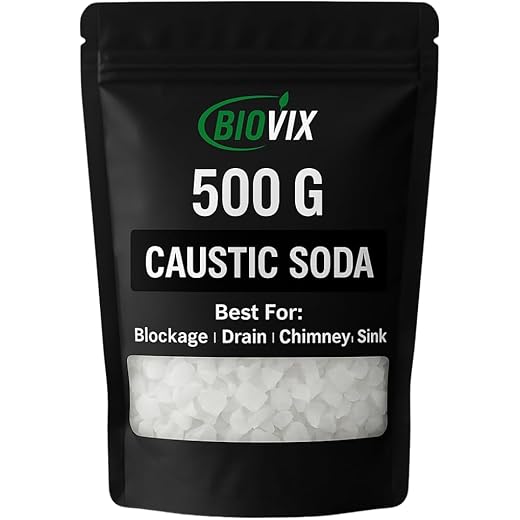 BioVix Caustic Soda Flakes 470g