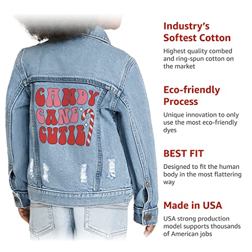 Cute Toddler Denim Jacket - Word Design Jean Jacket - Colorful Denim Jacket for Kids4