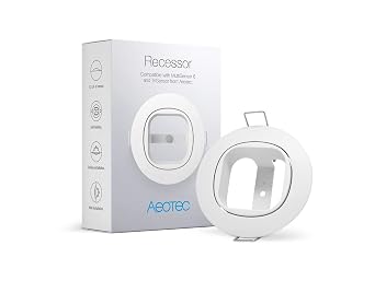 Aeotec Recessor for MultiSensor and TriSensor Discreet in-Wall Mount for a Seamless Smart Home Look