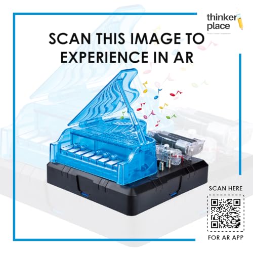 Image of Amazing Piano DIY Kit | Build, Learn & Play | STEM Toy for Kids Age 8+ | Sound Learning Kit with AR Experience | Fun Educational Game