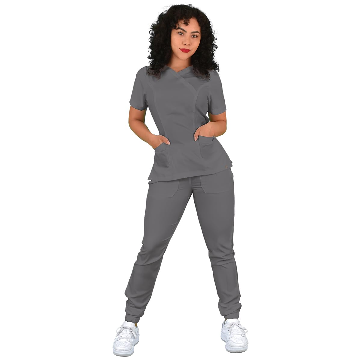 Surgical Medical Set Lady Anti-Fluid Resistant, Gray, L